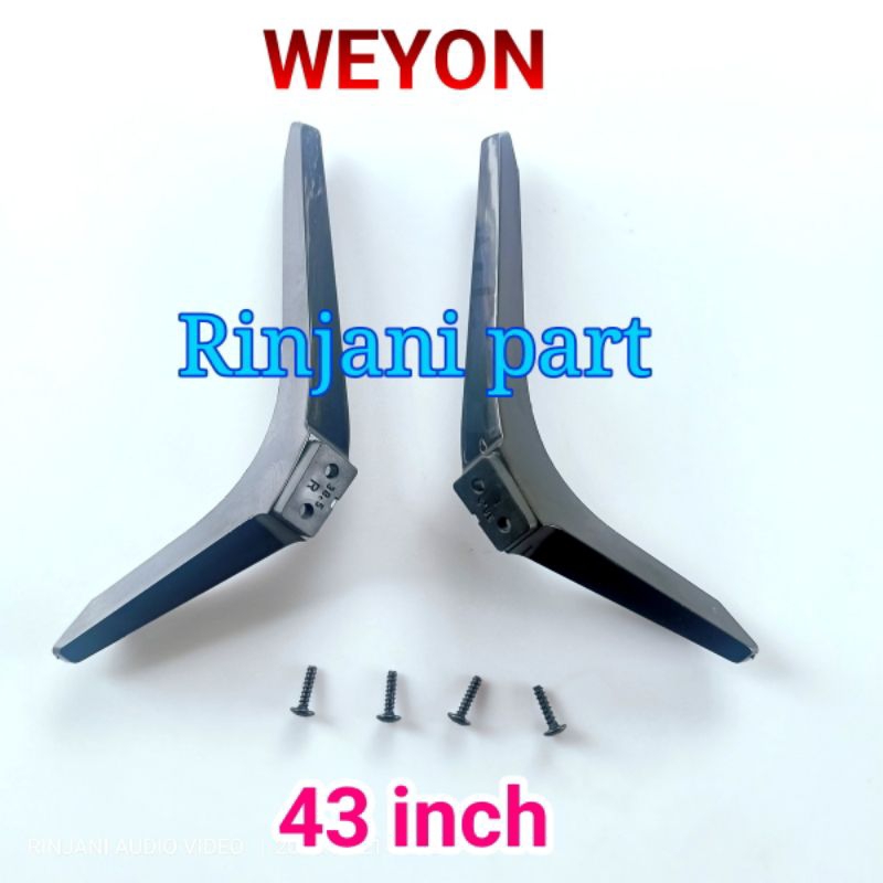 STAND KAKI DUDUKAN BRAKET TV LED WEYON 43 INCH