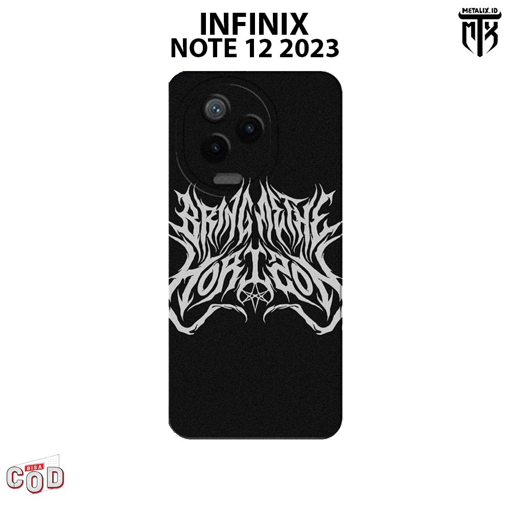 Casing INFINIX NOTE 12 2023 - Case INFINIX NOTE 12 2023 BAND BMTH SOFTCASE PROCAMERA CASE HANDPHONE