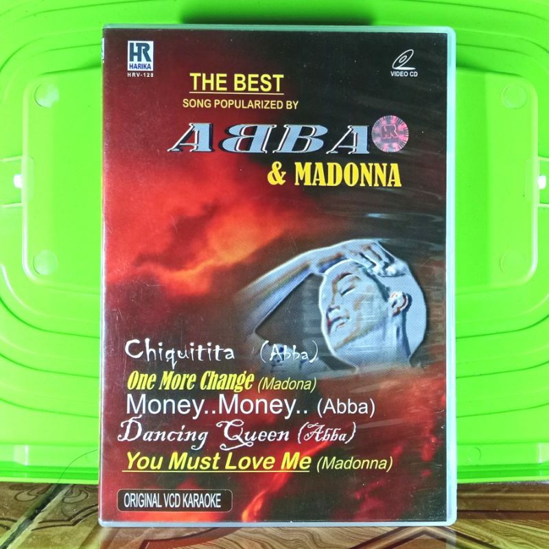 VCD THE BEST SONG POPULARIZED BY ABBA & MADONNA V CD ORIGINAL