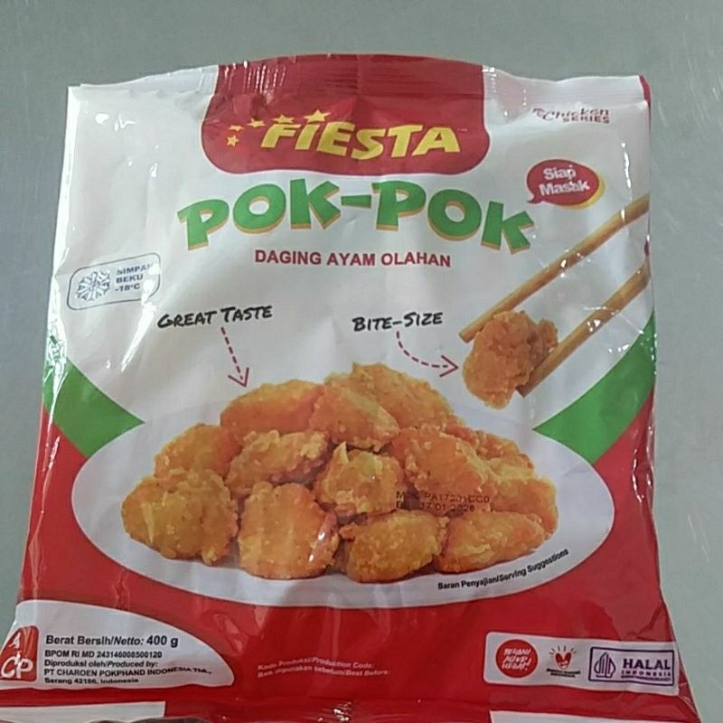 

Fiesta Chicken Pok Pok, berat 400 g