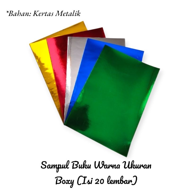 

Sampul Buku Warna Ukuran Boxy (Isi 20 lembar)