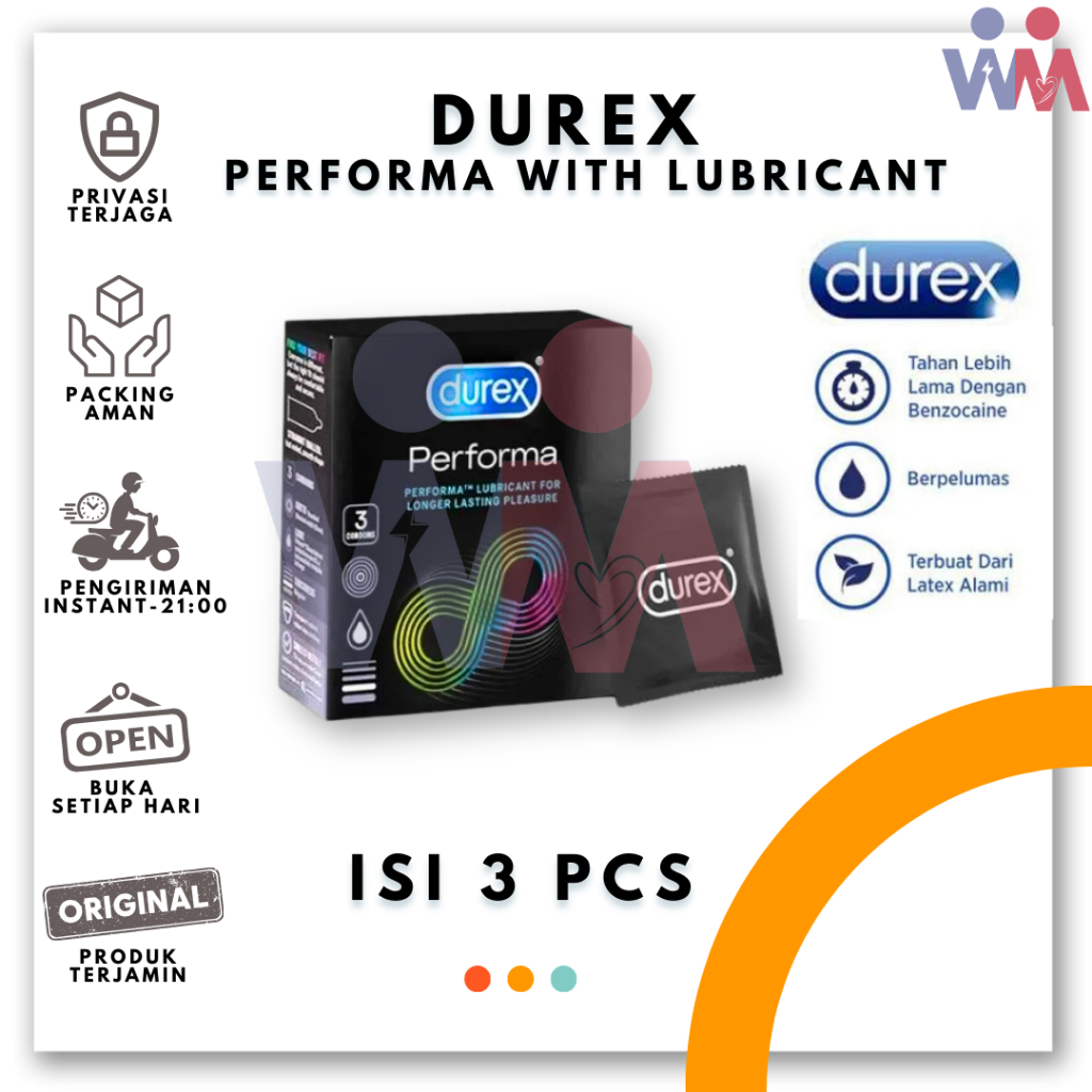 Durex Kondom Performa - 3 Pcs