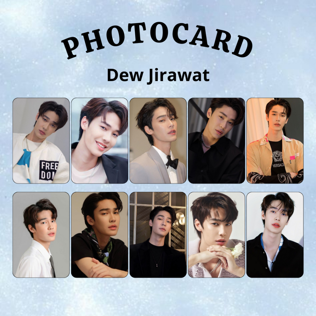 [25 PCS] Photocard Dew Jirawat Aktor Thailand Selca Aktor/Aktris Gmmtv ThaiBL Thaigl