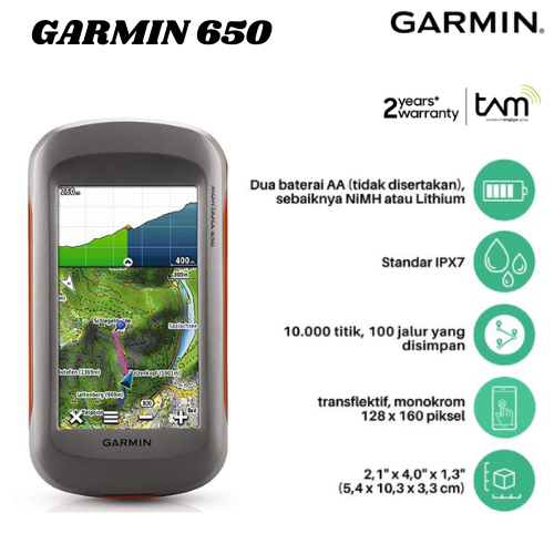 Gps Garmin Montana 650 / Gps Garmin Montana 650 Baru