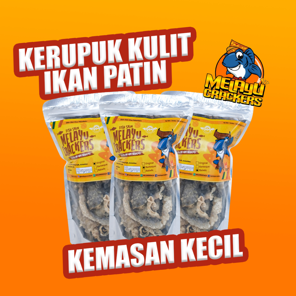 

Kerupuk kulit ikan patin ekonomis | Fish skin 55gr