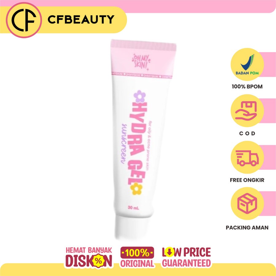 OHMYSKIN HYDRA GEL Sunscreen / sunscreen untuk kulit jerawat