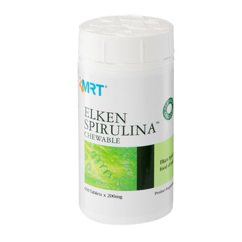 Elken Spirulina 650 Tablet (Terbaru)