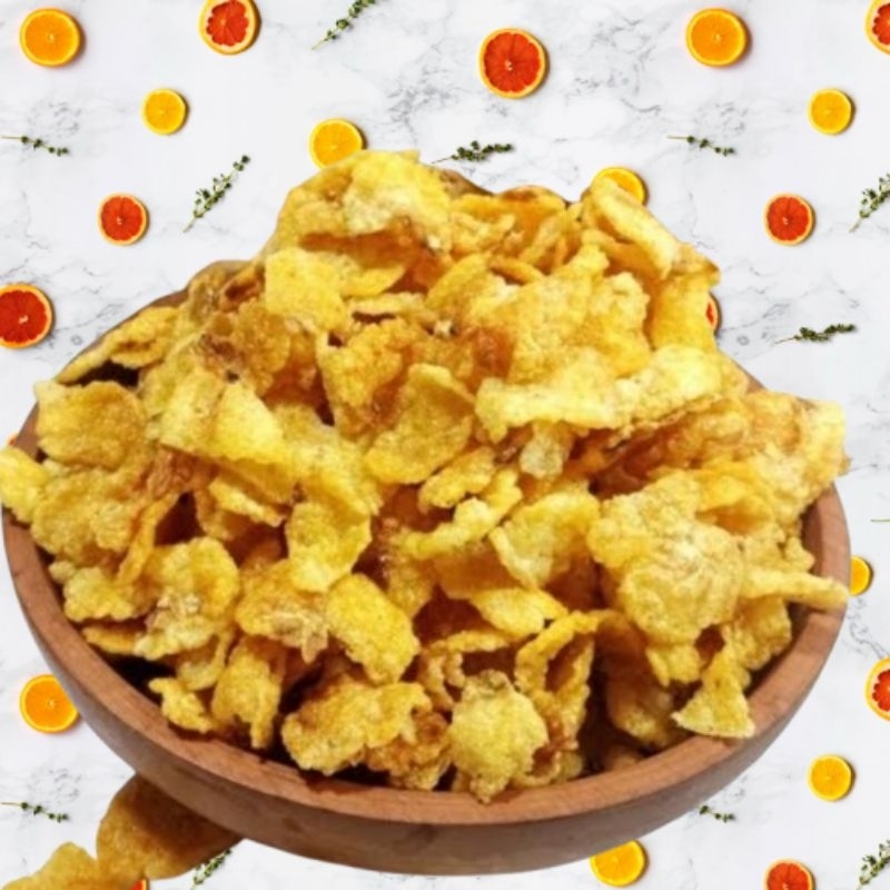 

EMPING JAGUNG/ KERIPIK JAGUNG GEPREK 250GR/500GR GURIH ENAK