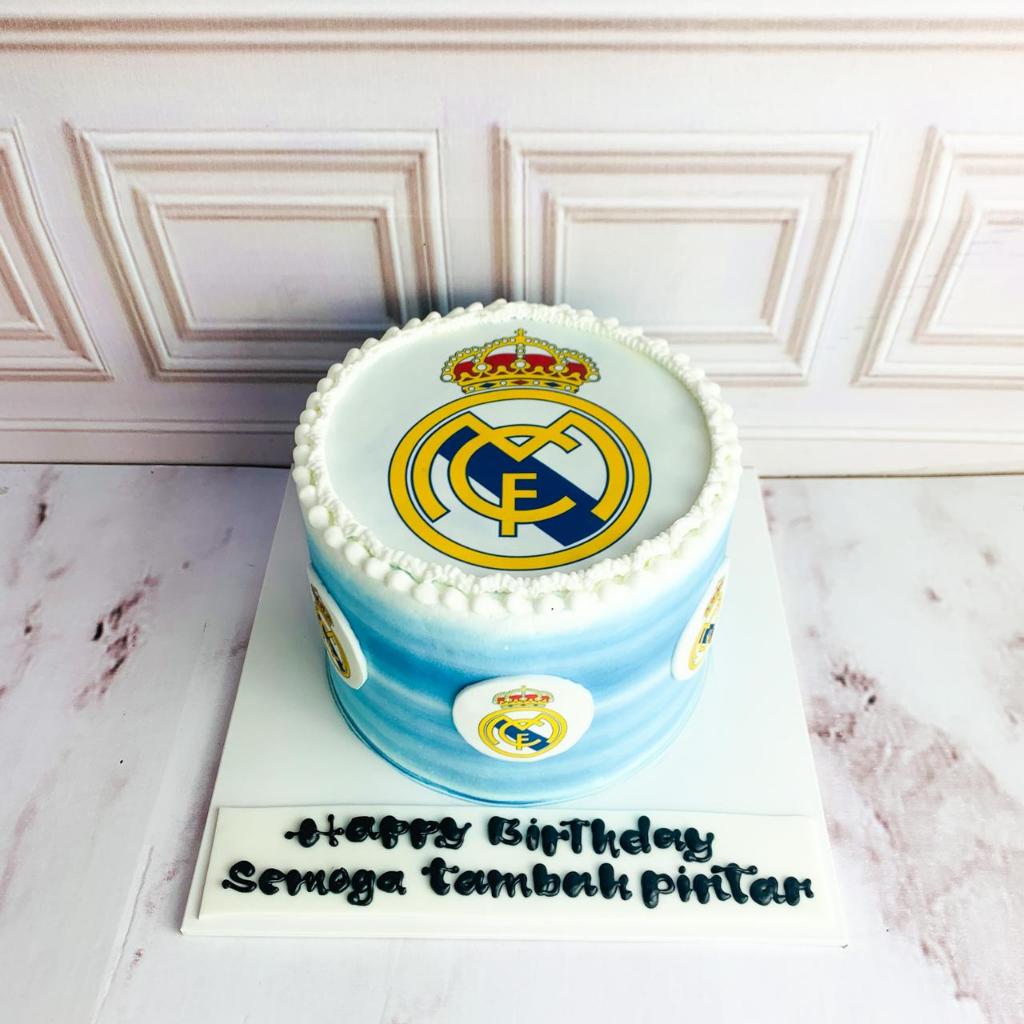 

Kue Ulang Tahun/Birthday cake/Kue Ultah Tema Real Madrid/Kue Birthday Jakarta