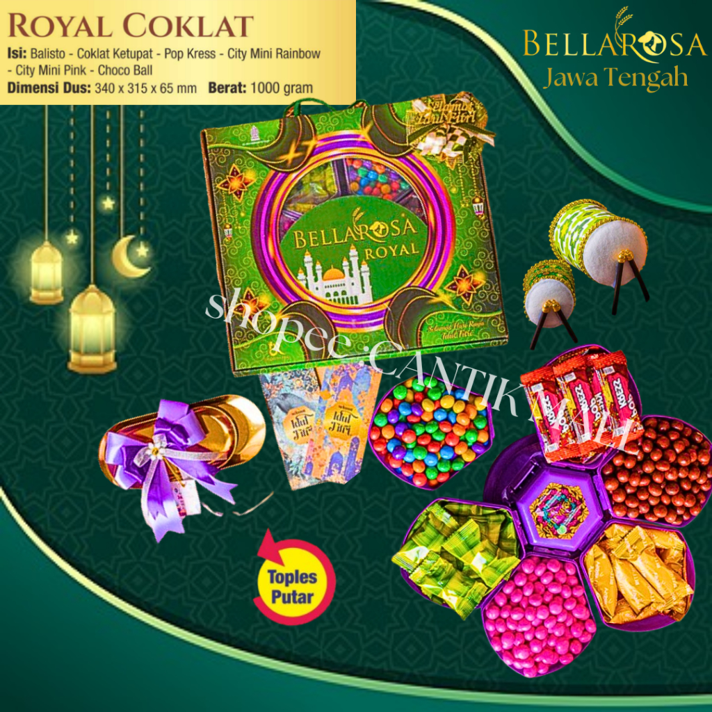 

BELLAROSA ROYAL COKLAT TOPLES PUTAR - HAMPERS LEBARAN MURAH BELLAROSA SEMARANG