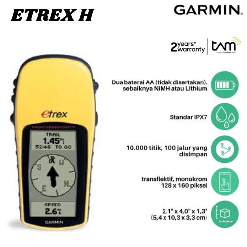 GPS GARMIN ETREX H NORMAL
