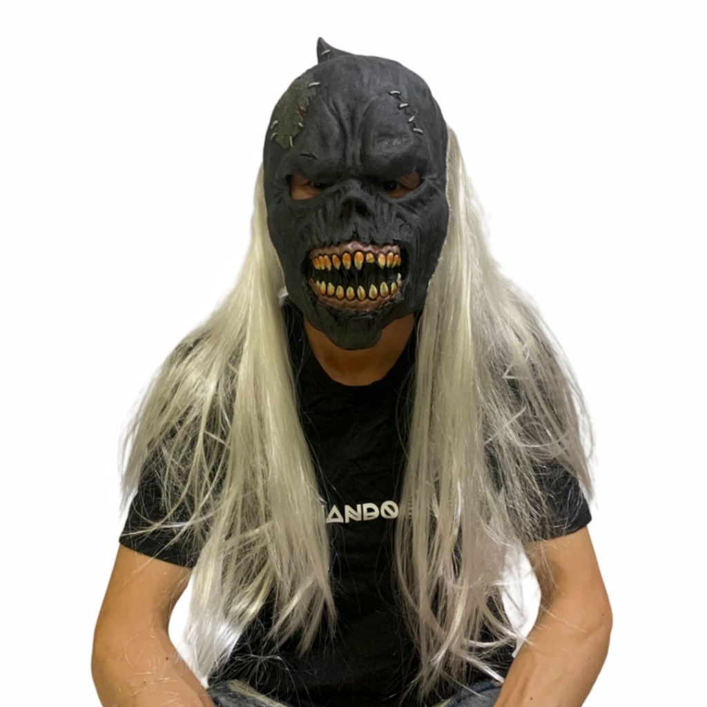 Topeng Wajah HAIR THIEF Special Halloween Latex Mask
