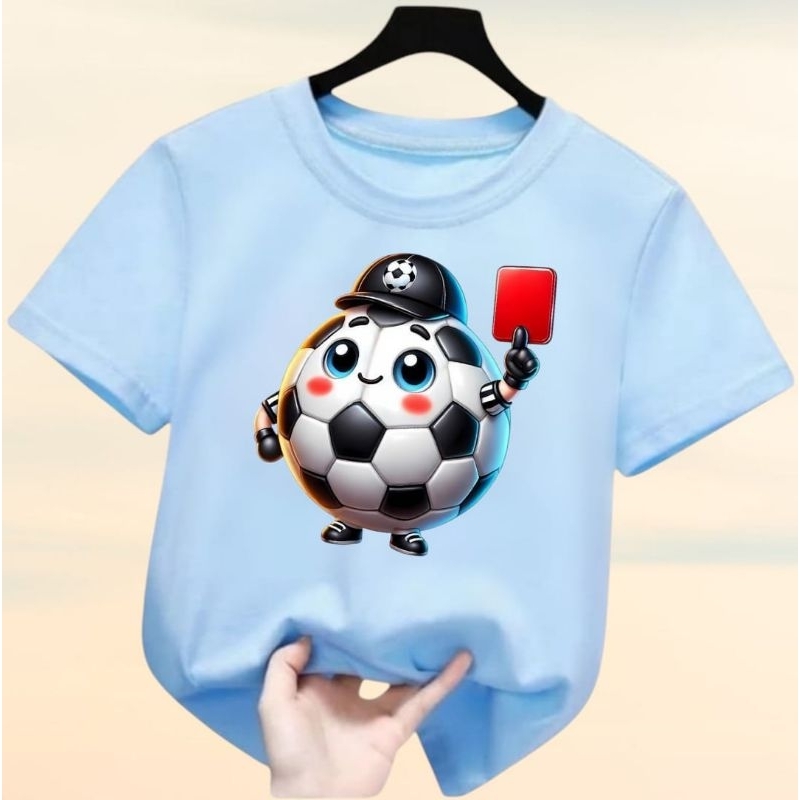 baju anak laki laki dan perempuan BOLA untuk anak usia 1-12 tahun