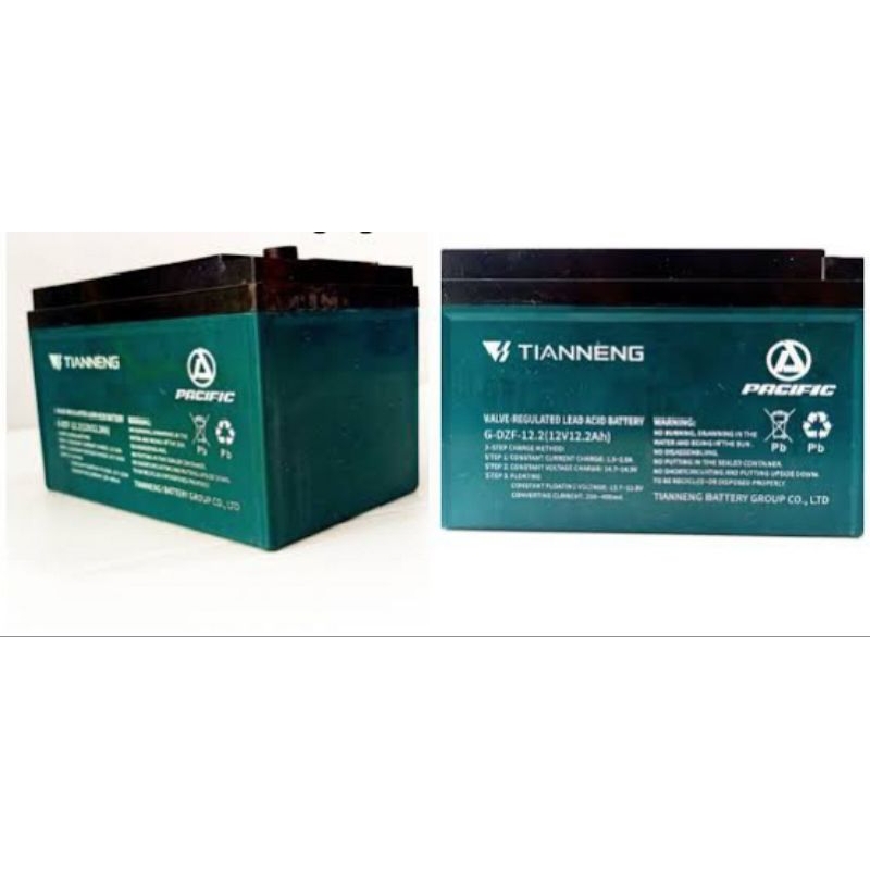 aki sepeda listrik pacifik 12v12.2ah original