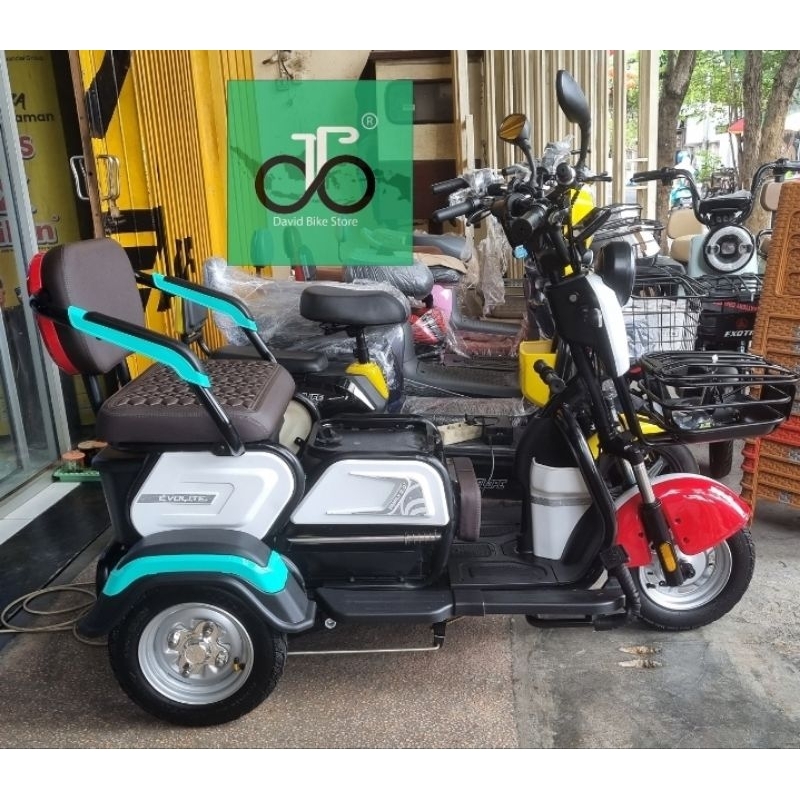 Sepeda Listrik Roda 3 Evolite Family 2.0 TERBARU 2 by Sunrace (seken, like new)