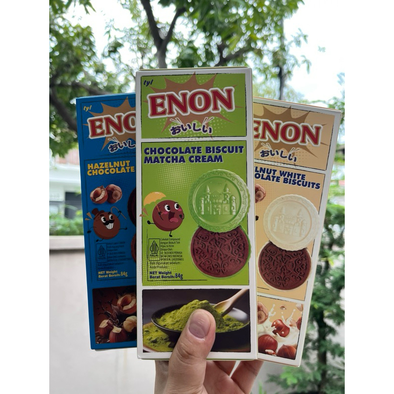 

Enon Chocolate Biskuit kemasan 84gr
