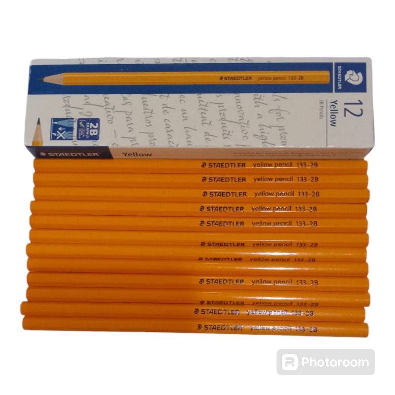 

Pensil staedler 2b-133 yellow 1pk isi 12 pcs