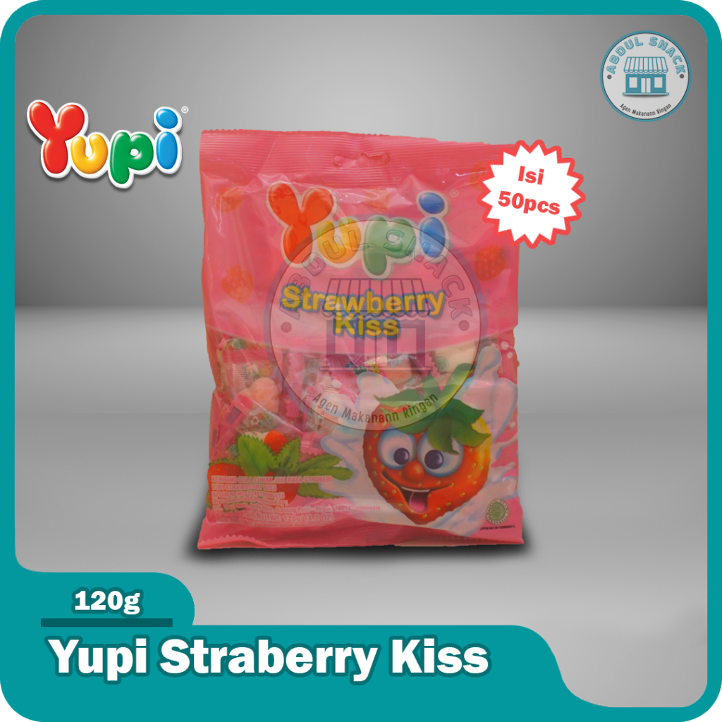 

Permen Yupi Kiss Love Strawberry 120g Candy