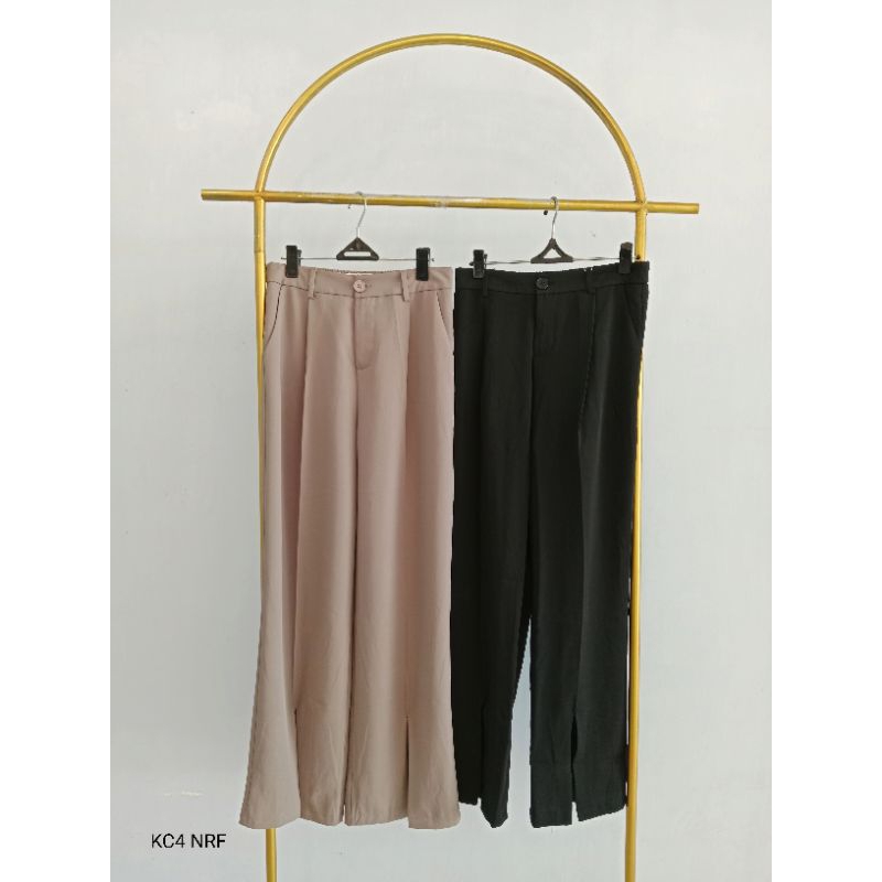 Celana wanita kekinian/celana slit depan/kc4 nrf