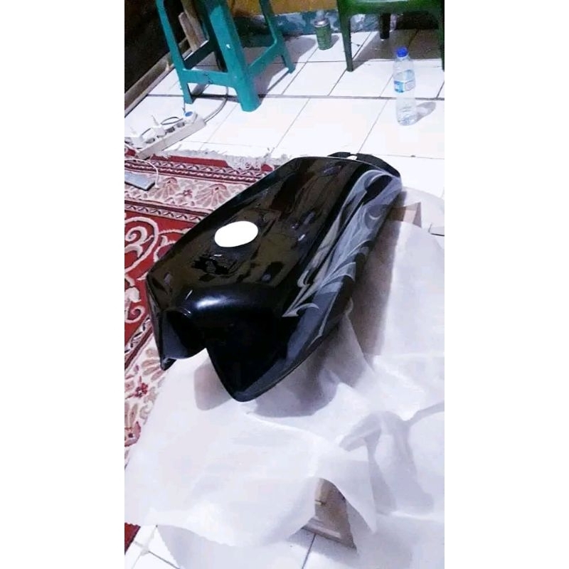 tangki rxk rx king original ORI hitam biru hijau gold merah clear tempel striping tanam assy 2001 20