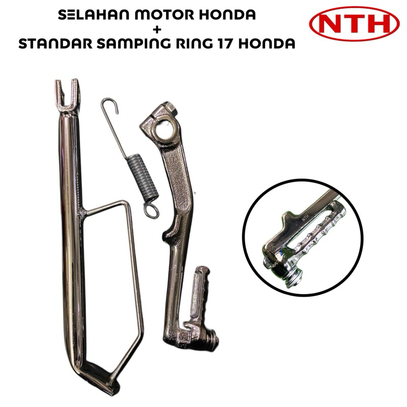 Standar Samping Ring 17 + Selahan Hnda Beat Vario Scoopy FI Scoopy Esp