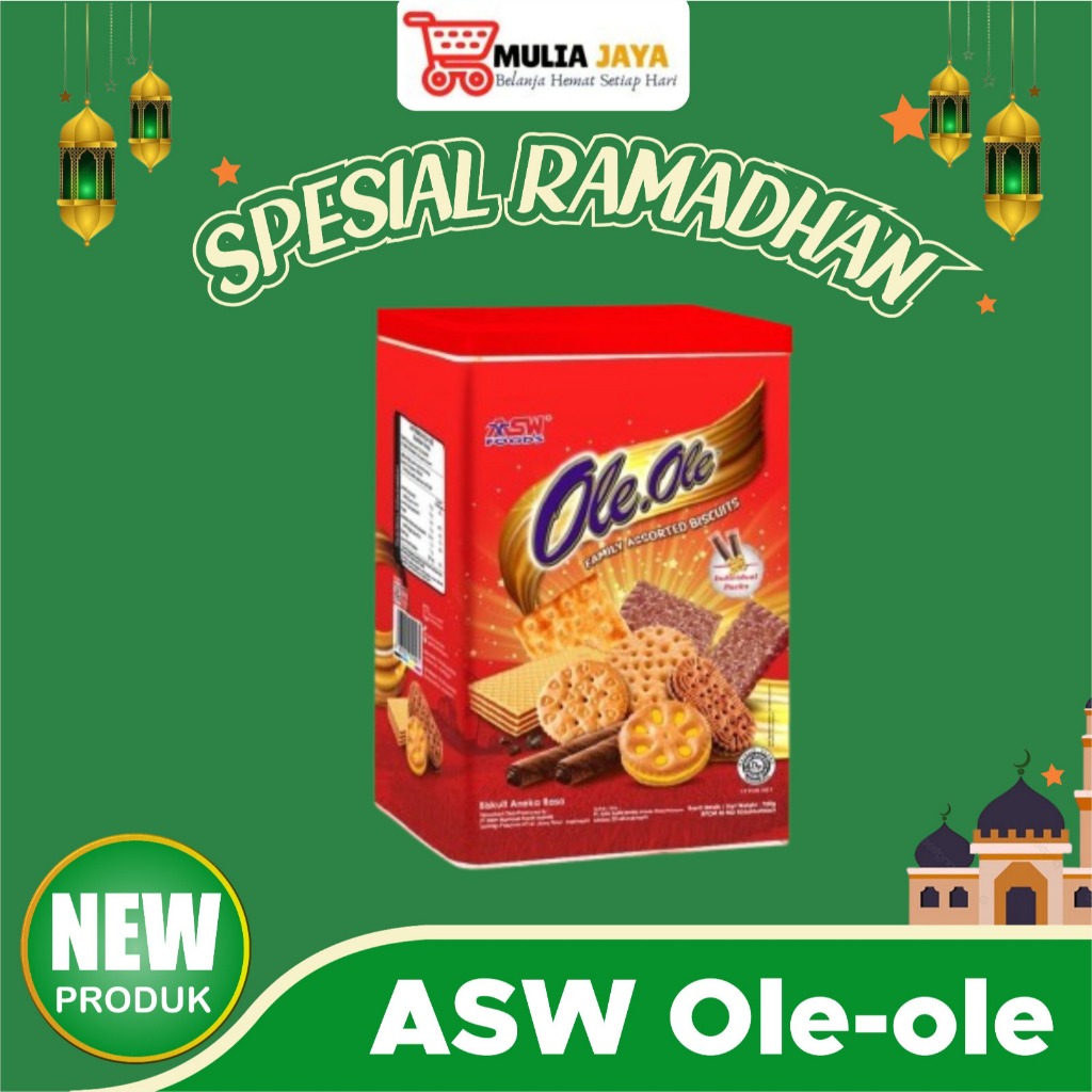 

OLE-OLE Assorted Biscuit Kaleng Segi 600gr Aneka Rasa