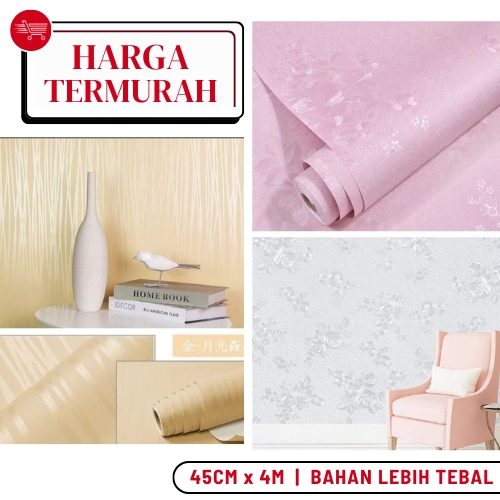 Wallpaper Dinding Kamar Tidur Motif Polos Emboss Ungu Daun Wallpaper Dinding Ruang Tamu Ungu Polos