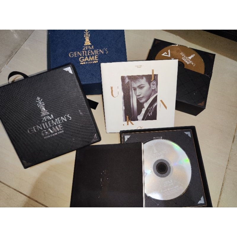 2PM GENTLEMEN GAME ALBUM (Black classy / Blue luxury ver) - PHOTOBOOK & CD - UNSEALED