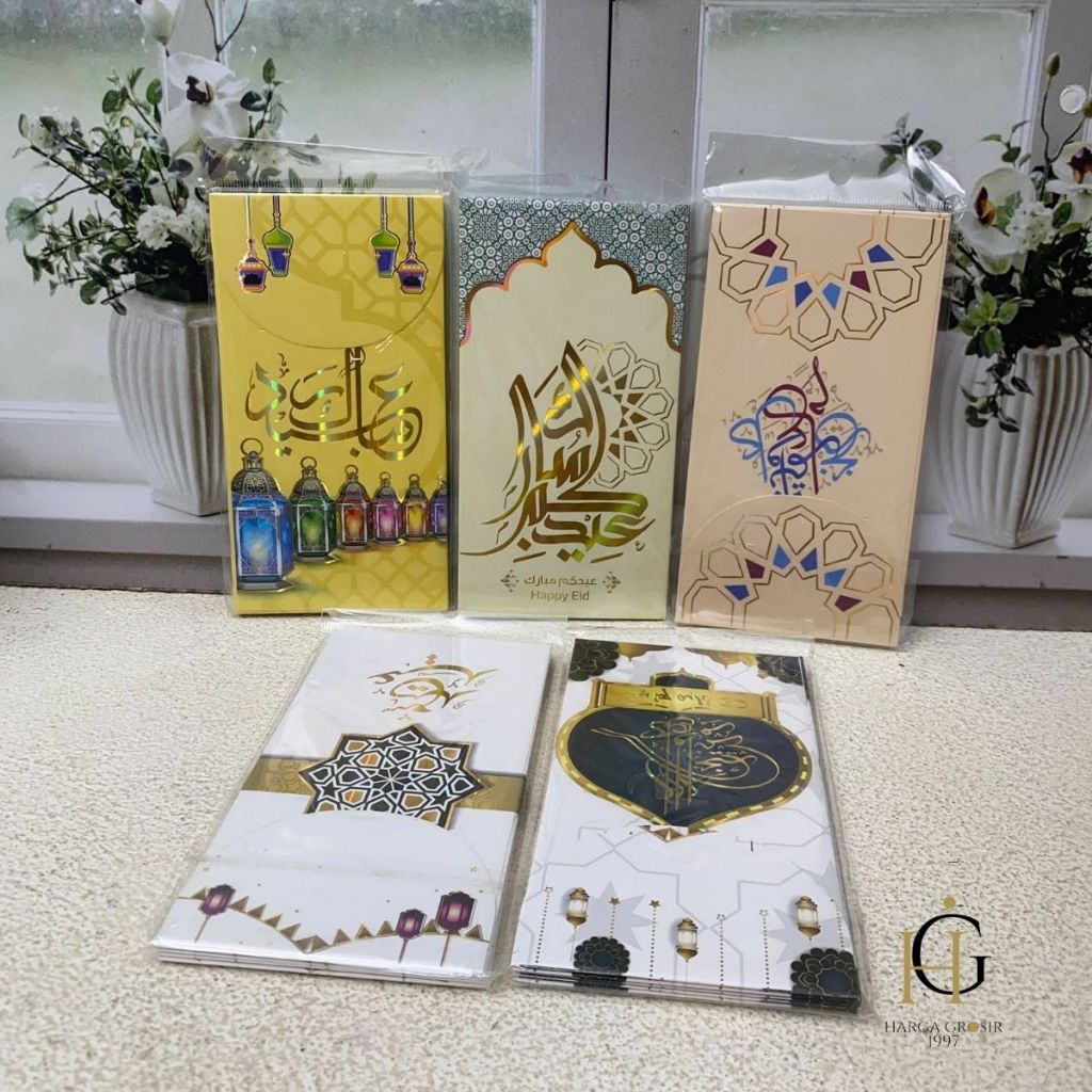 

AMPLOP LEBARAN 1 SET 5 PCS SEDANG 9 CM X 15 CM MN-1164 AMPLOP IDUL FITRI HADIAH LEBARAN COD