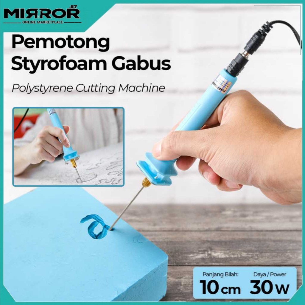

Pemotong Styrofoam Gabus Polystyrene Cutting Machine 10cm 30W