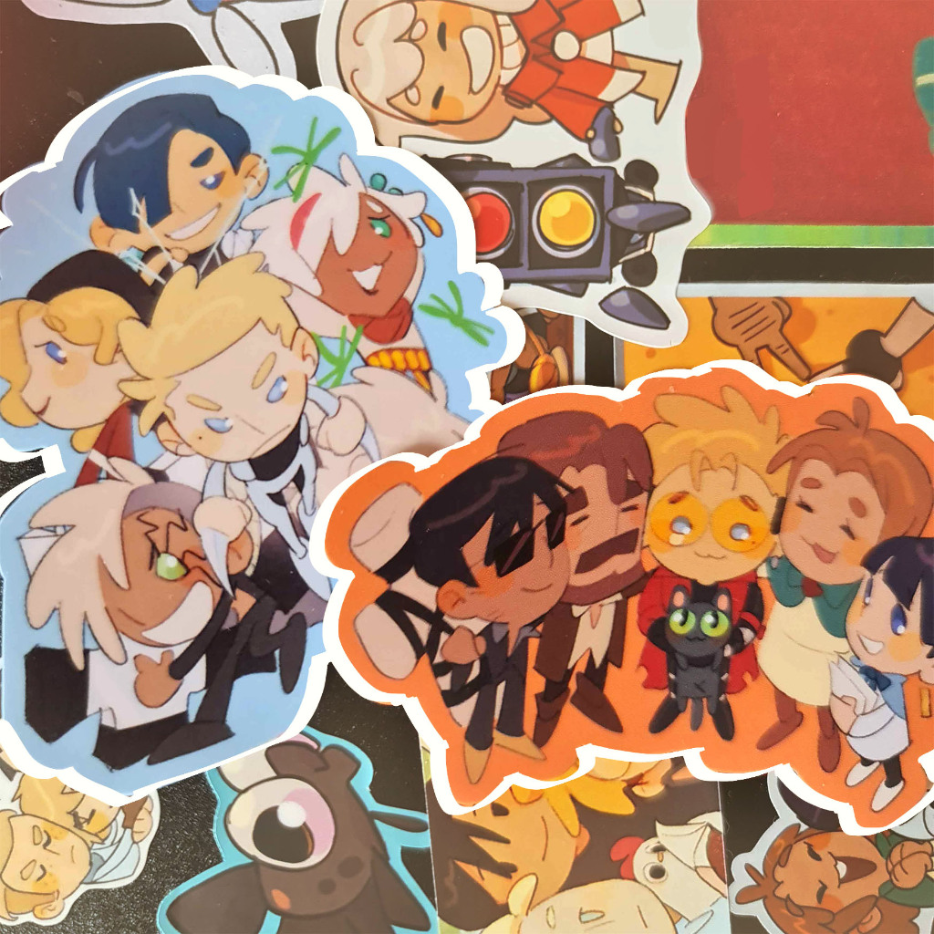 

Trigun - Group Die Cut stickers (Fan Merch) New ver.