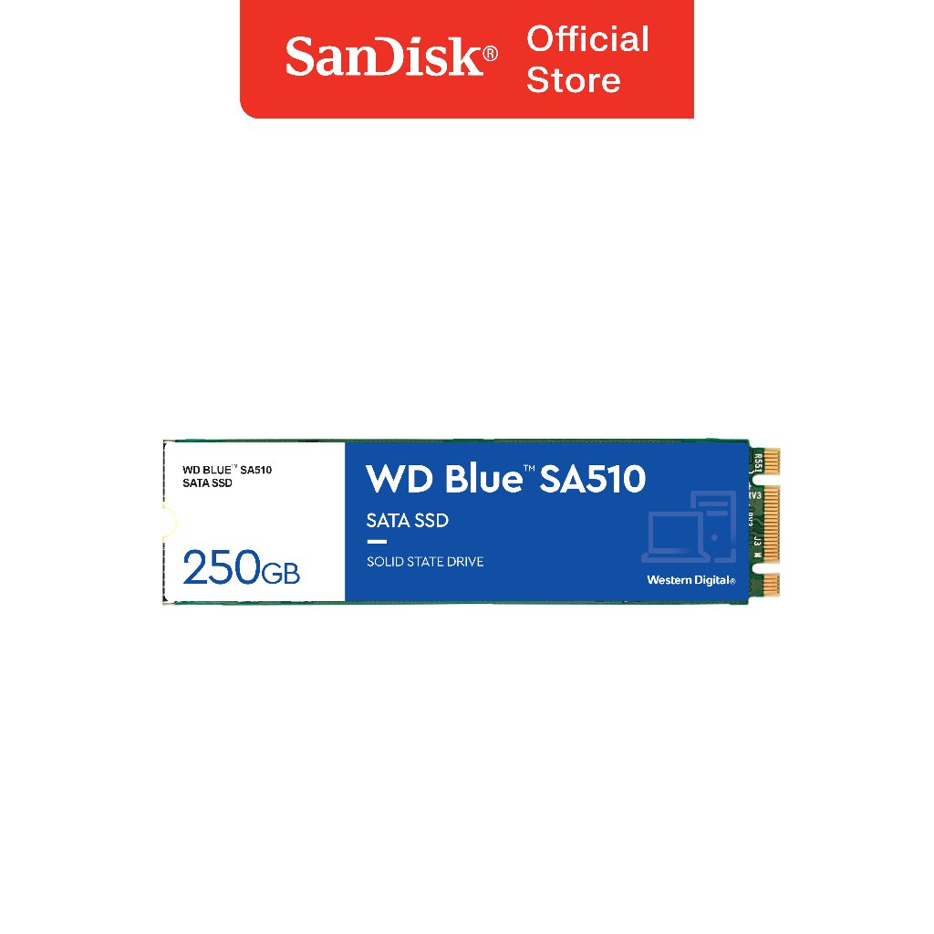 WD Blue SA510 Internal 250GB / 500GB / 1TB / 2TB SATA SSD M.2 2280