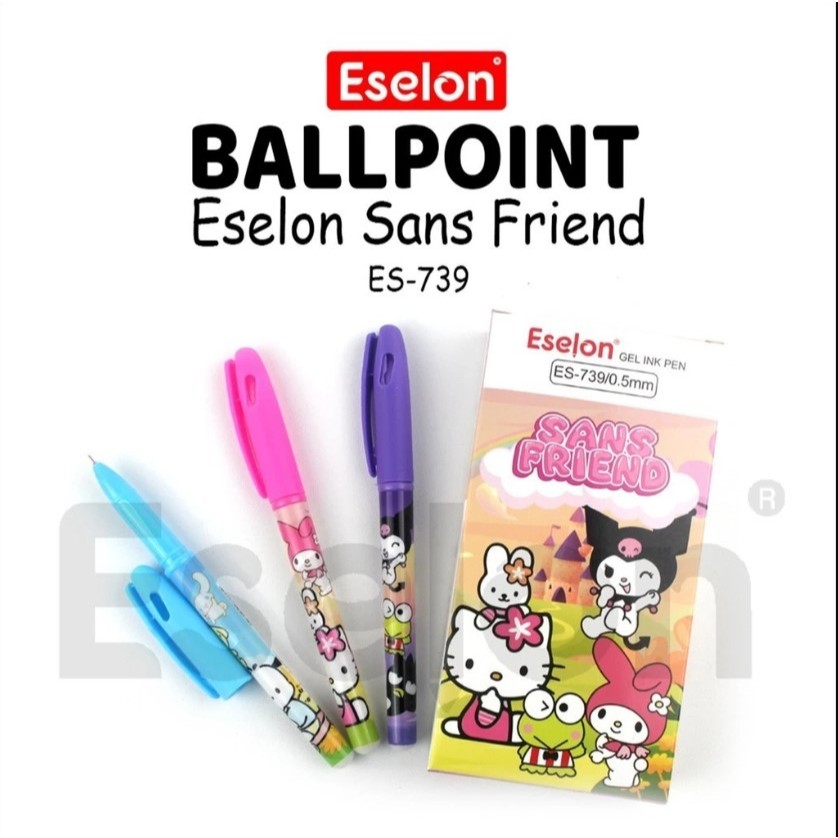 

BTM | [1 Pack] Pulpen Gel Fancy Sanrio Karakter Lucu