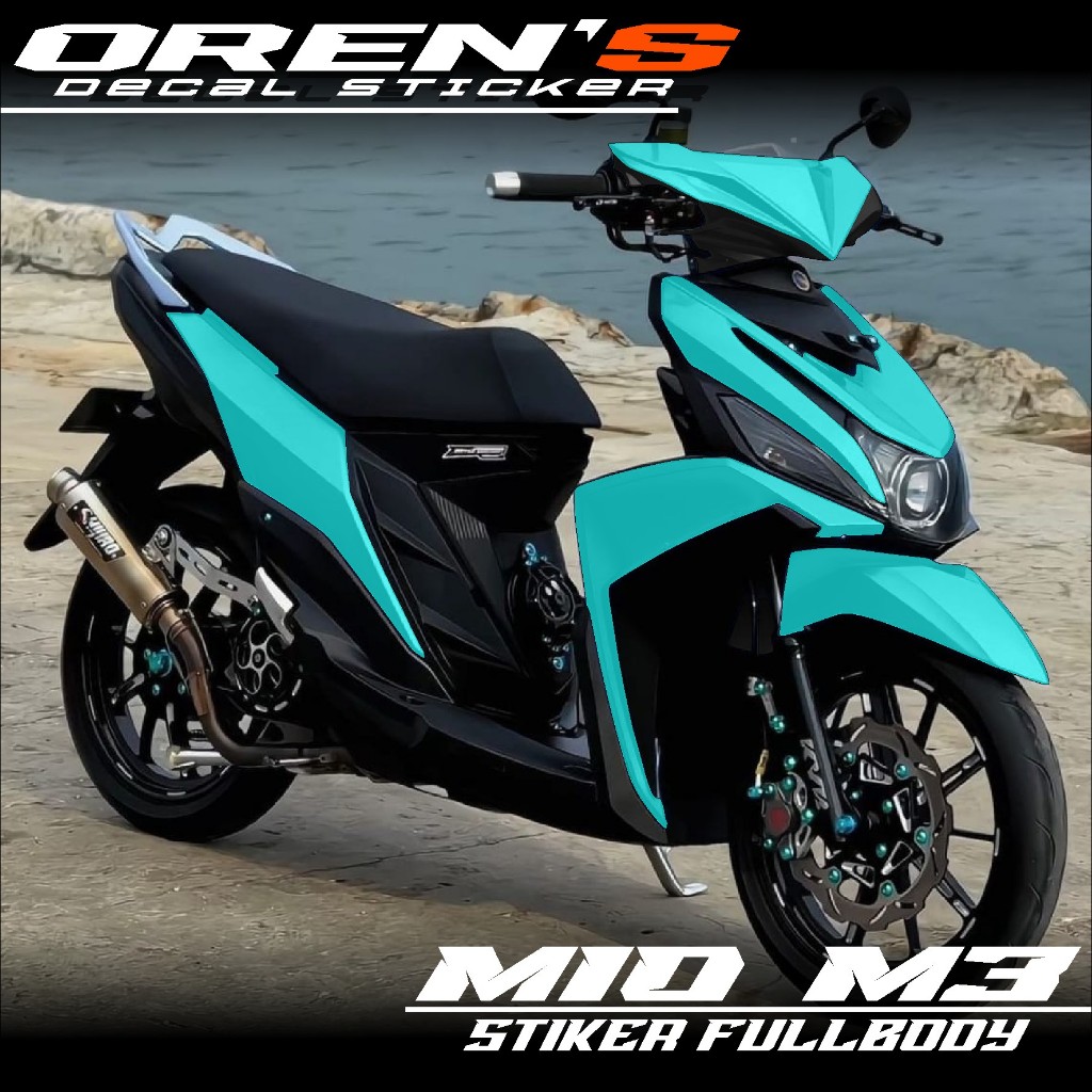 Decal Stiker Polos Yamaha Mio M3 125 Fullbody Stiker Mio Z Fullbody Polos