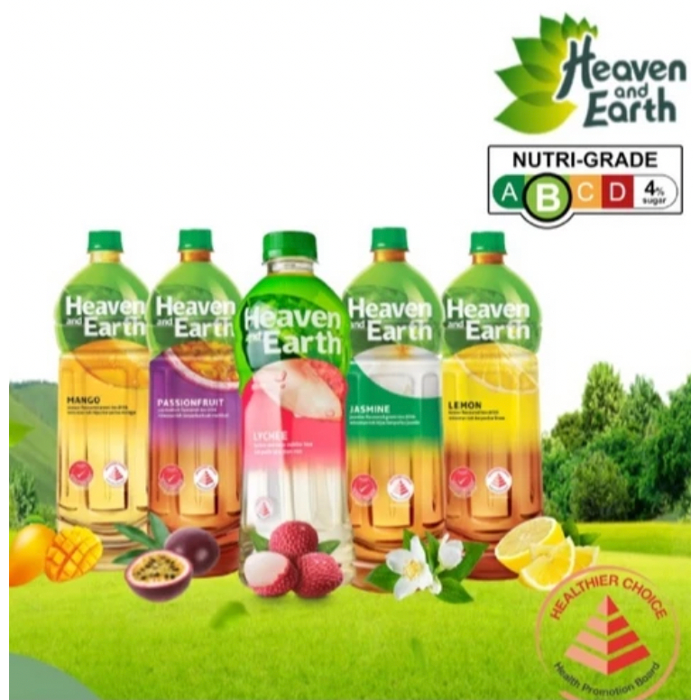 

Heaven & Earth Fuze Tea Bottle Drink - Jasmine / Mango / Lemon Green Tea 1.5L