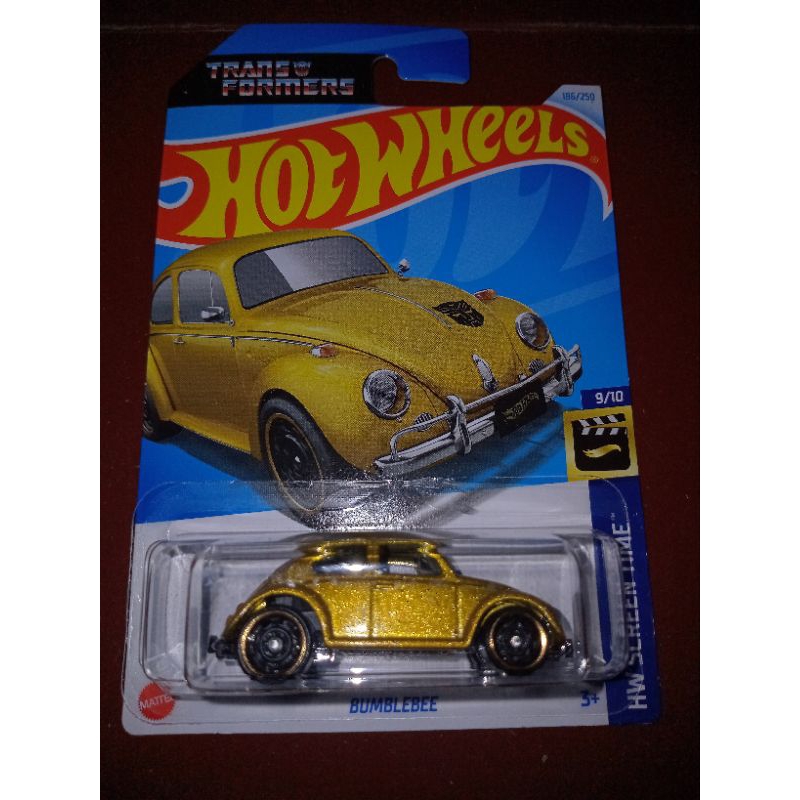 HOTWHEELS MATTEL VOLKSWAGEN VW BUG BEETLE-GOLD 2024 BUMBLEBEE TRANSFORMER HW SCREEN TIME SERIES