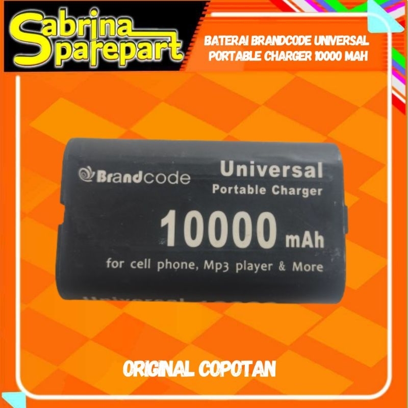 Baterai Brandcode 10000 mAh Universal Original Copotan