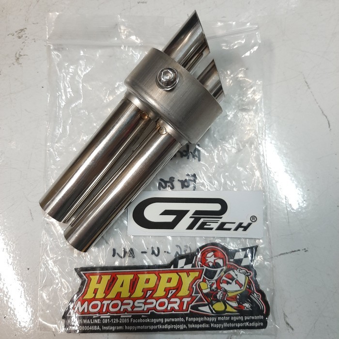 DB killer peredam suara Desibel Knalpot Akrapovic 2 holes