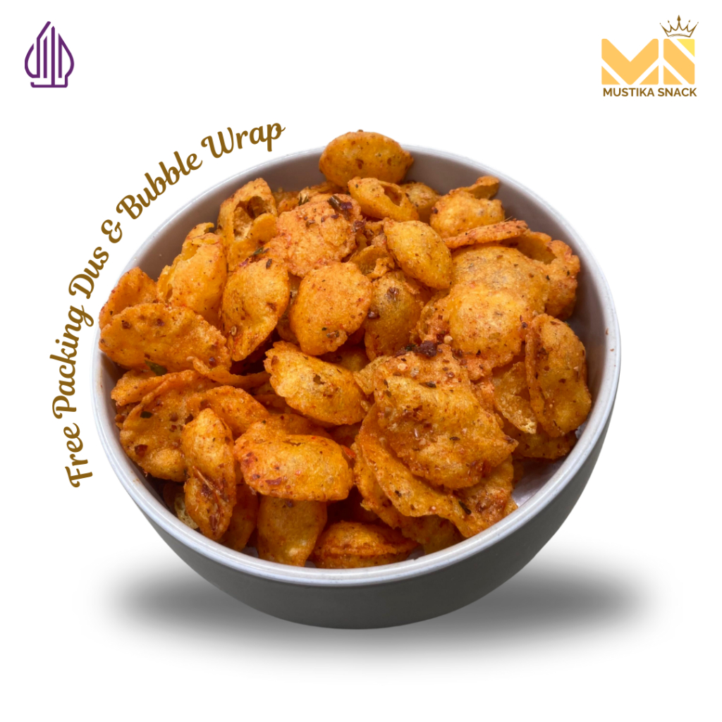 

1Kg Comring Singkong Pedas Gurih Daun Jeruk
