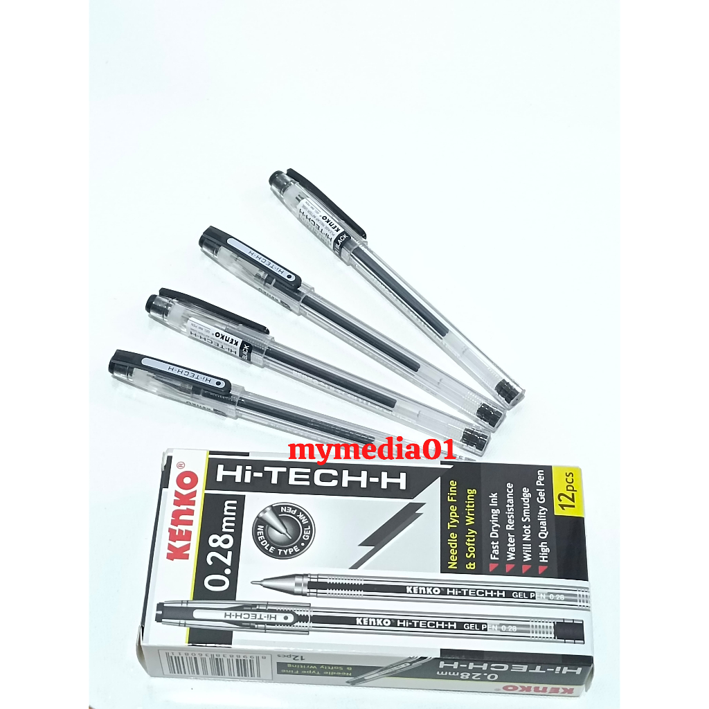 

PULPEN KENKO GEL PEN HI-TECH 0,28 MM TERMURAH (ECER 1PCS)