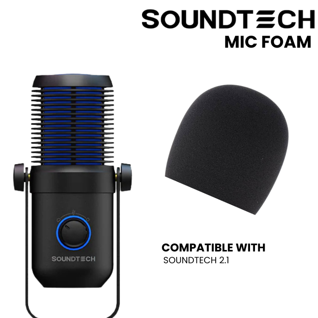 Busa Mic Foam Soundtech 2.1 USB AUDIO CONDENSER