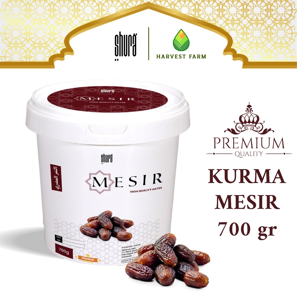 

Shura Kurma Mesir Ember 700gr Premium Original High Quality
