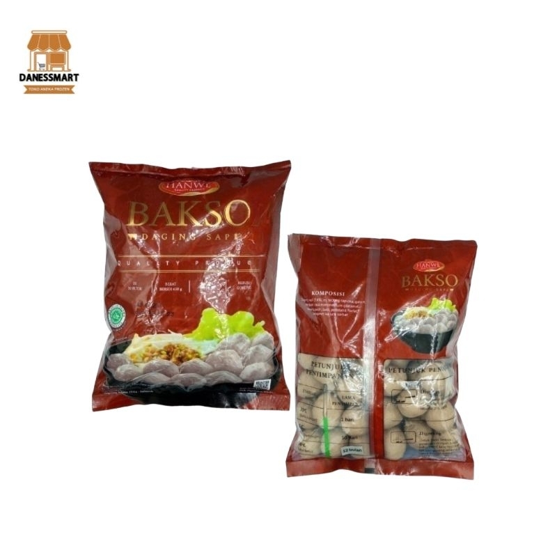 

Hanwe Baso Sapi / Bakso Sapi Premium isi 50 / 650gram