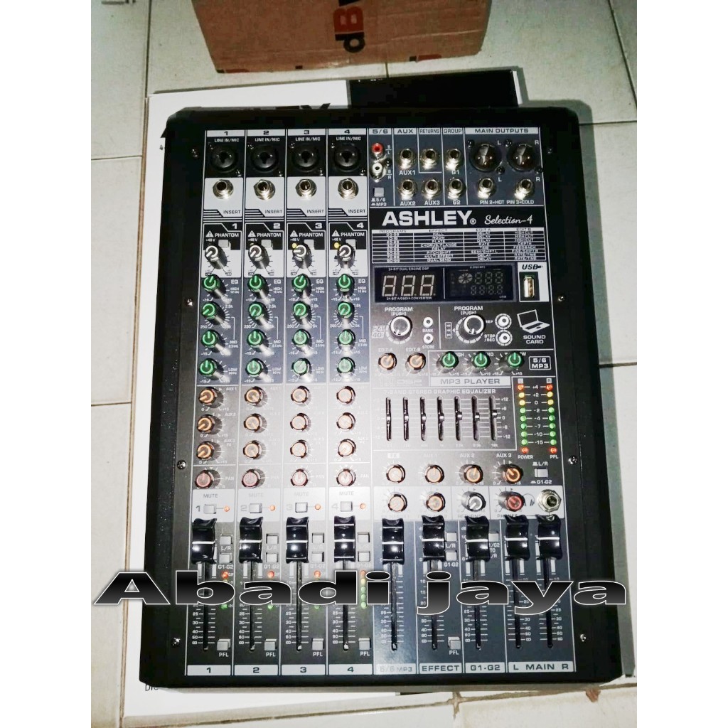 mixer ashley selection 4 ORYGINAL 4 channel ashley selection4