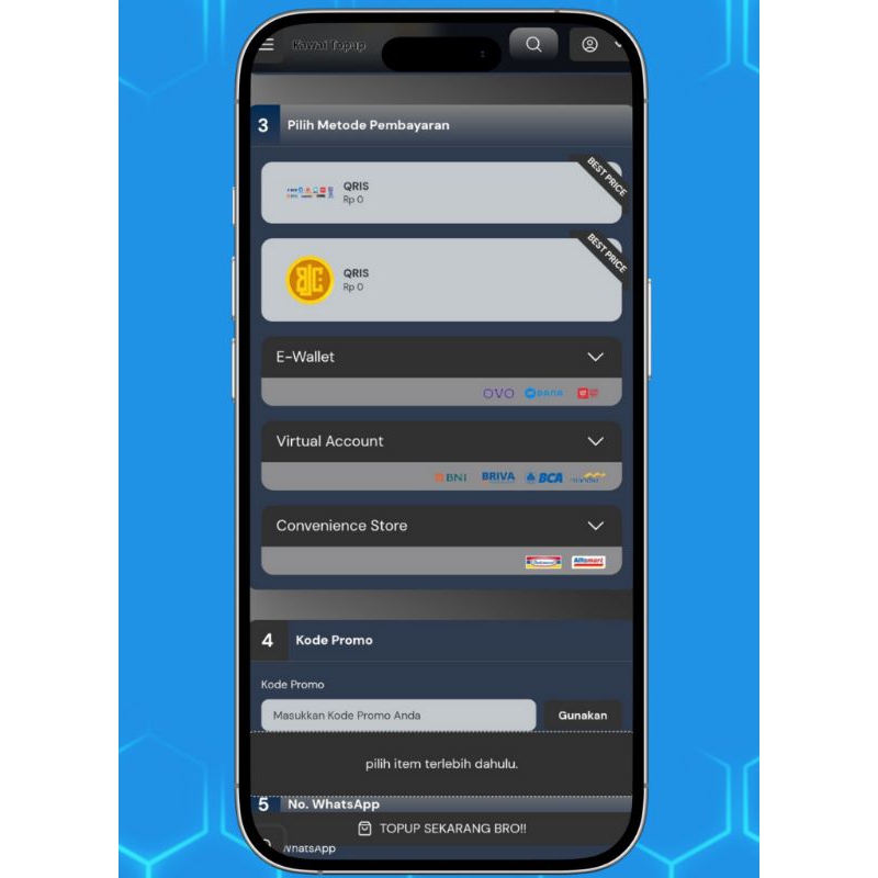 SOURCE CODE WEB TOPUP LARAVEL