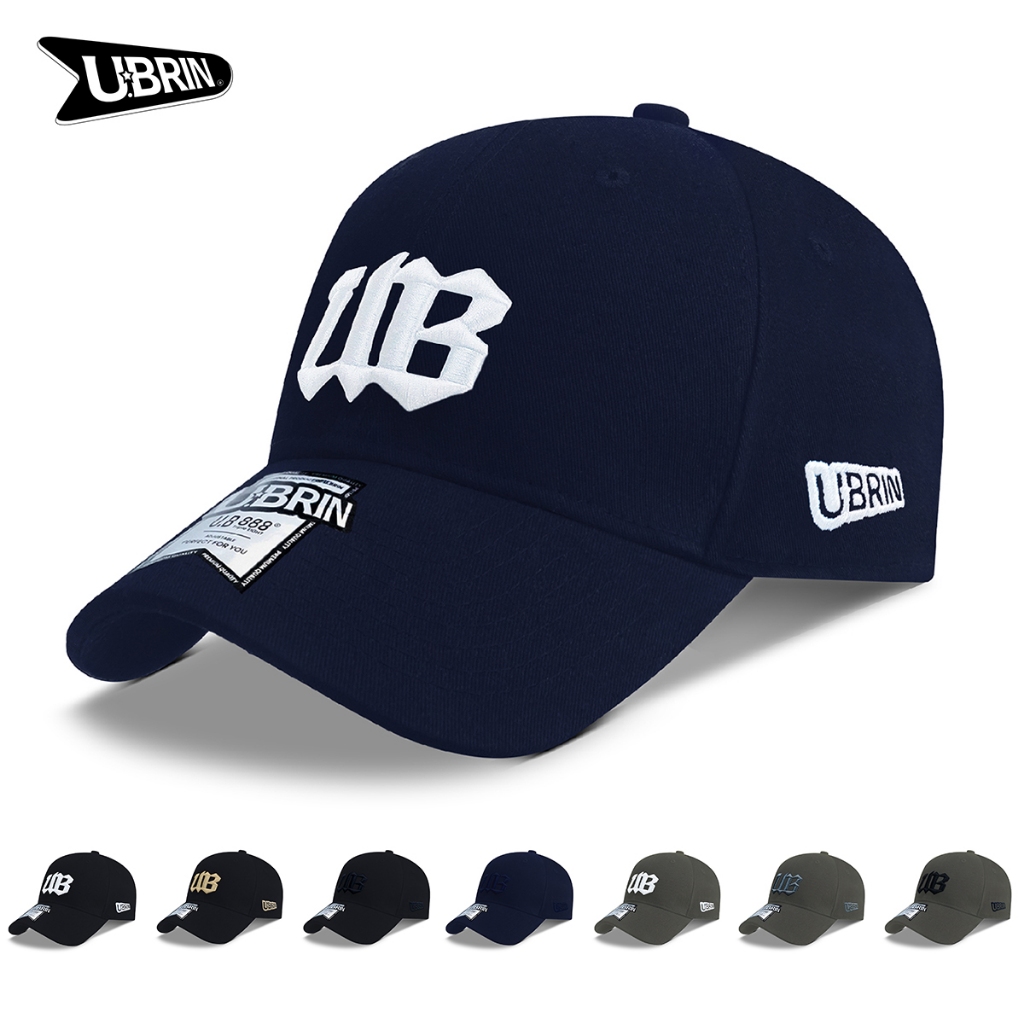 U.BRIN Topi Baseball UB8004 Original LOGO UB Initial UBRIN Hat Cap Casual Distro Fashion Dewasa