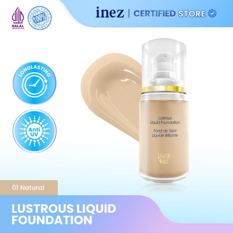 Inez Official - Lustrous Liquid Foundation | Foundation Inez 900