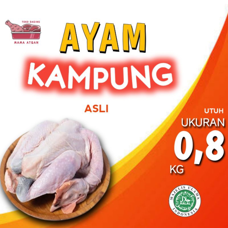 

DAGING AYAM KAMPUNG ASLI 0.8 KG
