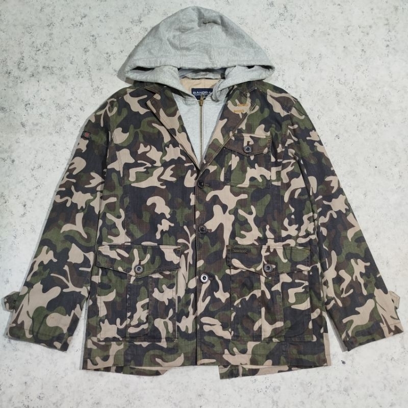 Quilted jaket parka army BANGBANG
