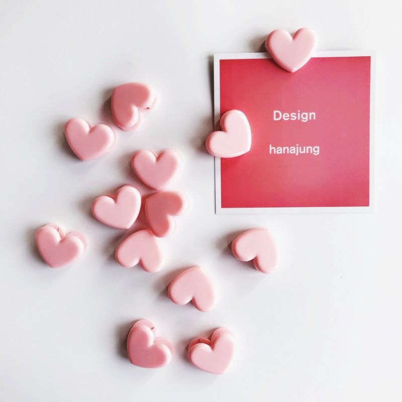 

10 PCS - Penjepit kertas / Klip Kertas Bentuk LOVE / HEART / HATI - Paperclip [ID.ID]